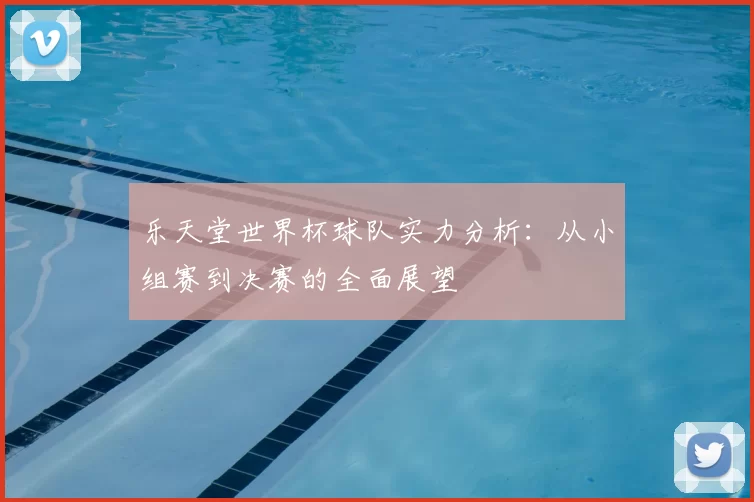 乐天堂世界杯球队实力分析:从小组赛到决赛的全面展望